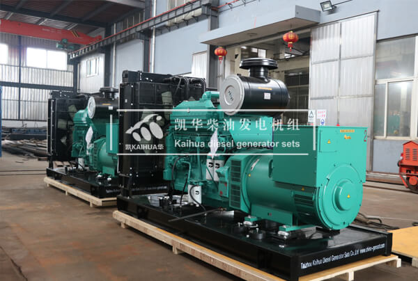 2 Sets 500KW Open Type Diesel Generators have been sent to Angola successfully