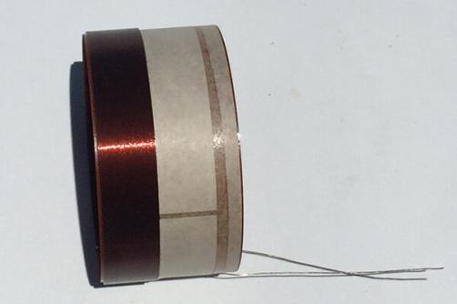 YQ007--2.5''(65.5mm) Glassfiber Bobbin EI Flat Wire Voice Coil 3.2 Ohm