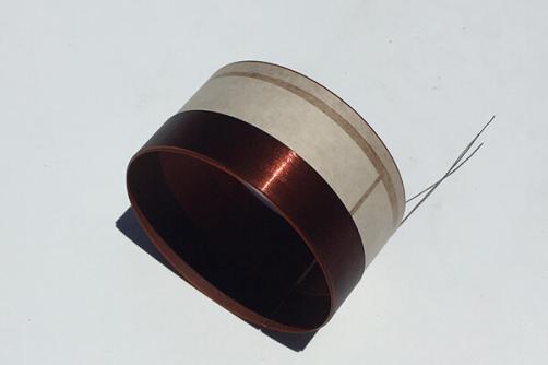 YQ007--2.5''(65.5mm) Glassfiber Bobbin EI Flat Wire Voice Coil 3.2 Ohm