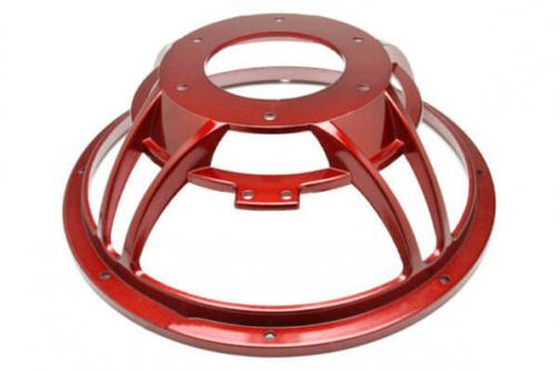 PJ12P22  Speaker Parts,  12inch Speaker Red Aluminium  Basket