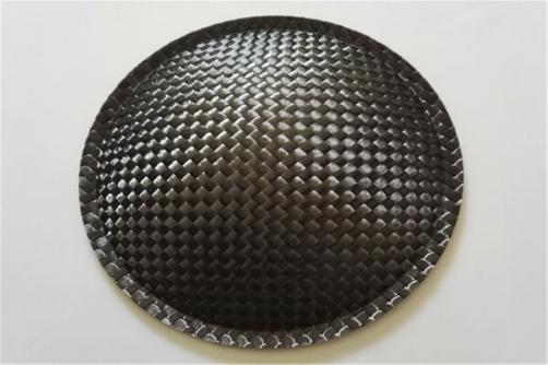 FCM150-05   5.9″ (150mm) Black  24K Carbon Fiber Dust Cap