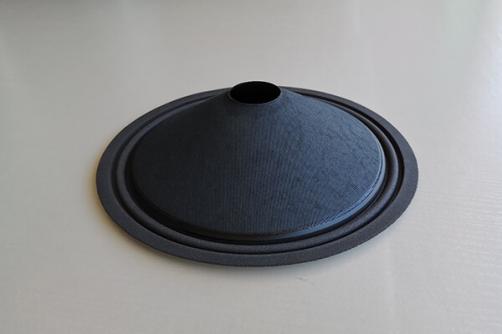 GZ1007:  10inch Matt black paper cone  with 2R foam edge, 1.45VCID