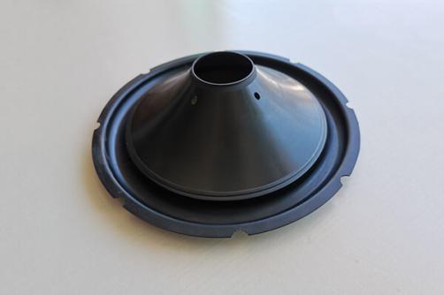 GZ1010:  10inch Black ceramic cone  with Rubber surround, 2''VCID