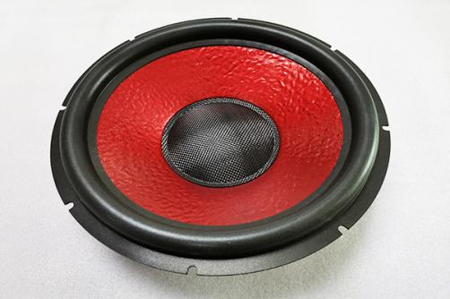 GZ1509   15″  Metal Red Wrinkle Cone  3″ VCID