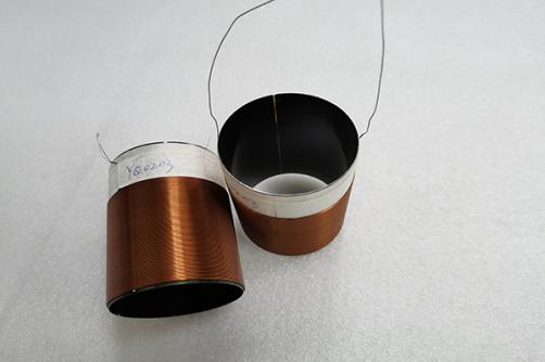 YQ0203:    2'' (51.3mm)   4Ohm  Round Copper Single Voice Coil