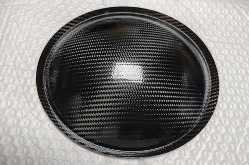 thumbnail image 2 of Lord Of Bass 7.87" (200mm) Red Carbon Fiber Dust Cap – Universal 2 of 4