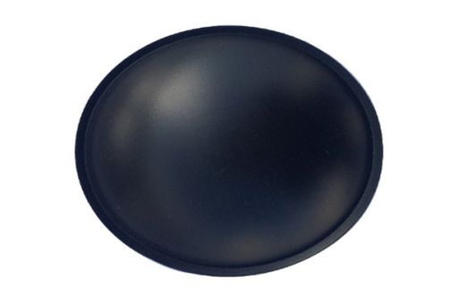 FCM200-01:     7.87″ (200mm) Black  PP  Convex Dust Cap