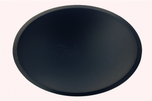 FCM200-01:     7.87″ (200mm) Black  PP  Convex Dust Cap