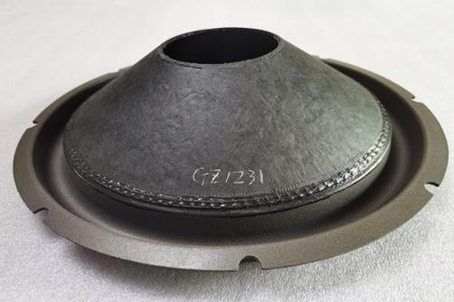 GZ1231:  12″  Pressed  Subwoofer Glassfiber Cone  3″ VCID