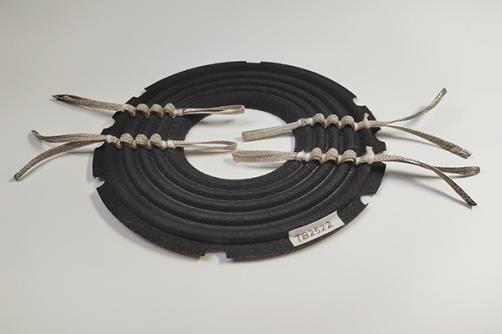 TB2522 :  6.38''x2.60''  2L Nomex   Black with  flat wire Spider