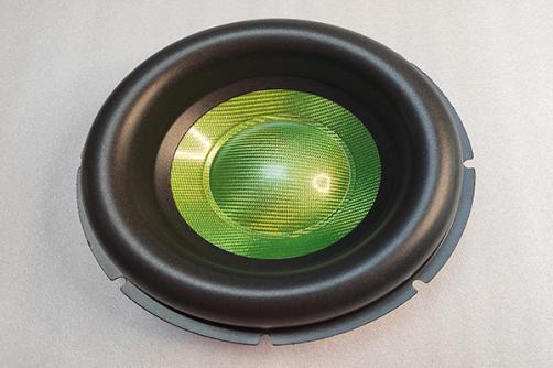 GZ1282：12″ Huge Roll Subwoofer Plating Green Glass Fiber Cone  3″ VCID