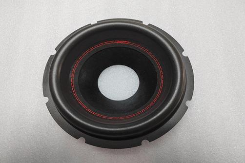 GZ0819:   8'' Tall Roll Subwoofer Paper Cone with Red Stitch 2.6''VCID