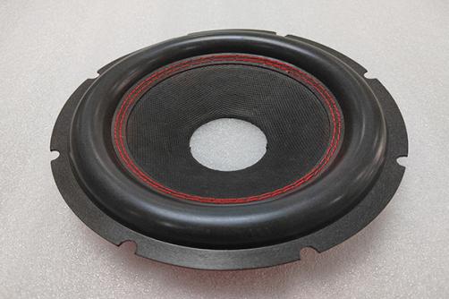 GZ0834:   8'' Paper  subwoofer cone with foam red stitching  2''VCID