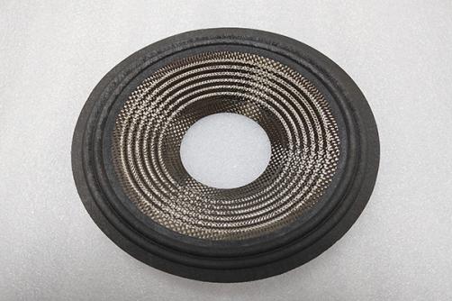 GZ0829:   8'' Carbon fiber subwoofer cone with 2roll cloth edge  2.5''VCID