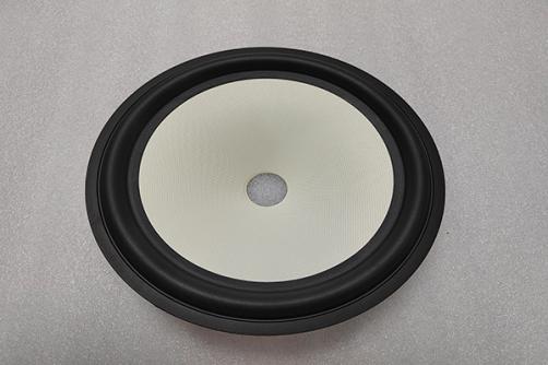 GZ0832:  8'' Rubber edge white glass fiber speaker cone  1''VCID
