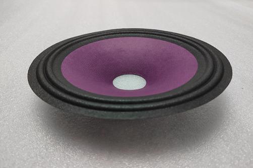 GZ0843:     8inch Speaker paper cone with 2 roll cloth edge 1.5''VCID