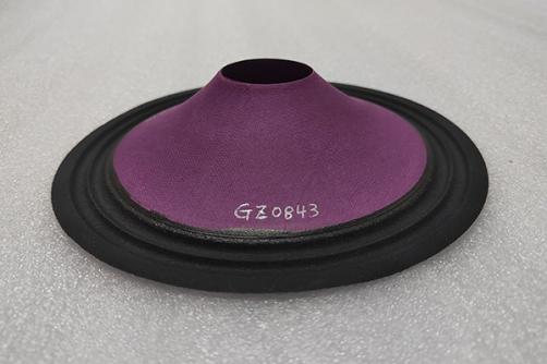 GZ0843:     8inch Speaker paper cone with 2 roll cloth edge 1.5''VCID