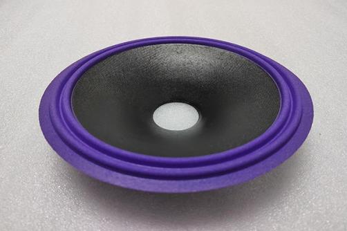 GZ0844:  8''  speaker paper cone with purple foam edge 1.5‘’VCID