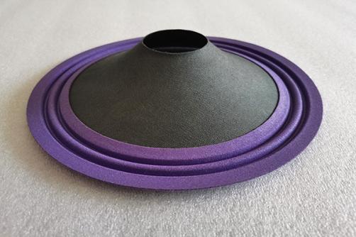 GZ0844:  8''  speaker paper cone with purple foam edge 1.5‘’VCID