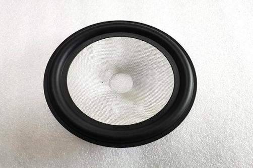 GZ6502:   6'' Silver white glassfiber Cone with rubber edge ,1''VCID