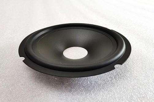 GZ6508:   6'' Black  PP cone  with rubber edge,  1.5''VCID