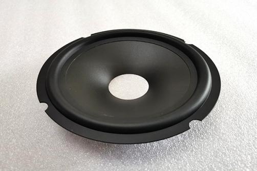 GZ6508:   6'' Black  PP cone  with rubber edge,  1.5''VCID