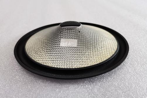 GZ6503:   6''  Silver  glassfiber Cone with rubber edge ,1''VCID