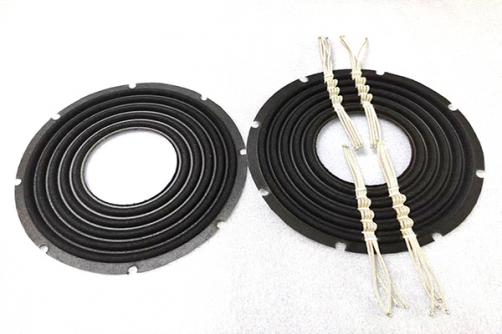 TB0423-2:   10''X4''  2L Nomex  with four woven tinsel leads for dual voice coil, Linear