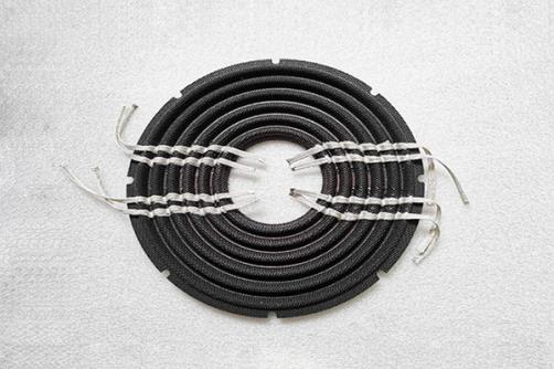 TB0333:  9.21''x3''  BK  Double Layer  PC  Spider with 8pcs 64 Strand Flat Leadwire