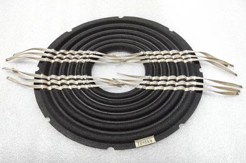 TB0344: 9.21''x3''  Nomex 3-layer with Triple woven tinsel leads for dual voice coil Progressive Spider