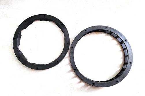 DB2402:  24'' Aluminum Frame Black  Plastic Spider Ring set