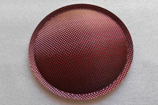FCM180-06   7.09″ (180mm)  Red Black Double layers  Glass fiber  Convex Dust Cap