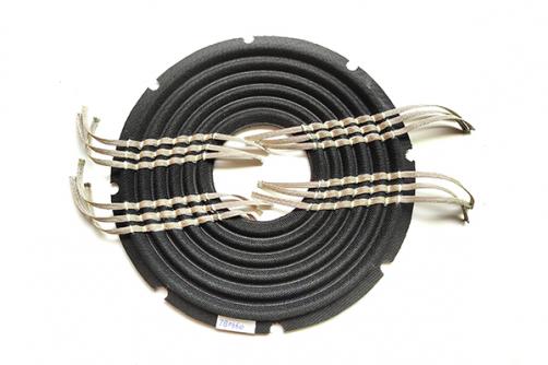 TB0360:  9.21''x3'' Nomex 3-layer with triple woven tinsel leads for dual voice coil  Linear  Spider