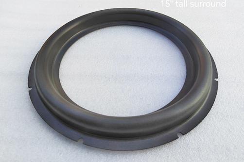 GZB15-1: 15-Inch Tall Surround Foam Edge Replacement Rings for Speaker Repair or DIY