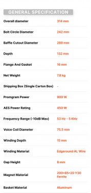 12V755A0801 900W:Car Speaker Manufacturer Suppliers Subwoofer  12 Inch Subwoofer Speakers