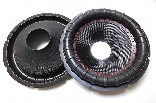 GZ1290:12″ Rib Roll Subwoofer Strong Paper Cone , 3″ VCID