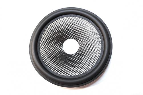 GZ0850: 8'' speaker carbon fibre cone with rubber surround, φ38