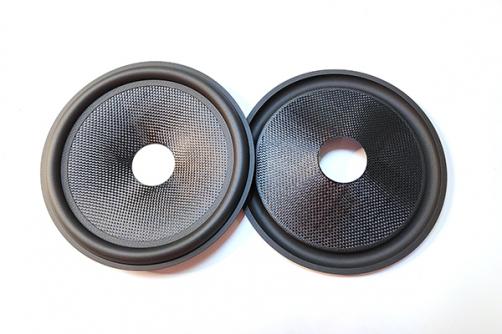 GZ0851:8'' speaker glass fibre cone with rubber surround， φ38