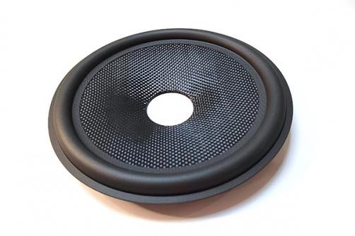 GZ0851:8'' speaker glass fibre cone with rubber surround， φ38