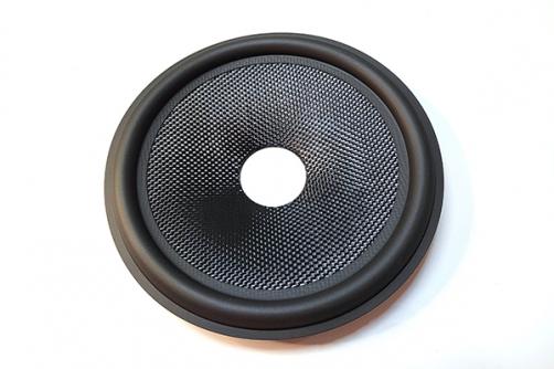 GZ0851:8'' speaker glass fibre cone with rubber surround， φ38