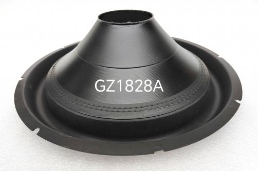 GZ1828A:18inch carbon fiber cone with foam new tall roll surround，4VCID