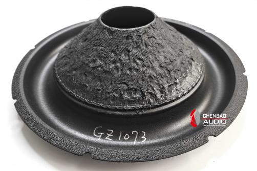 GZ1073：10" Big Roll Subwoofer Speaker Cone Black Stitch ，2VCID