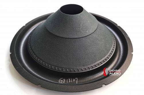 GZ15107:15inch paper cone with tall roll foam surround，ø62