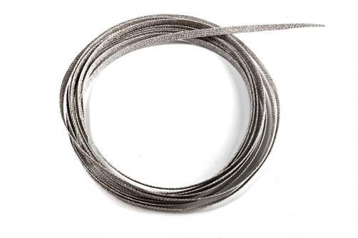JSX022--17 strands of heat-resistant silver flat wire with an outer diameter of 3.35x0.5mm
