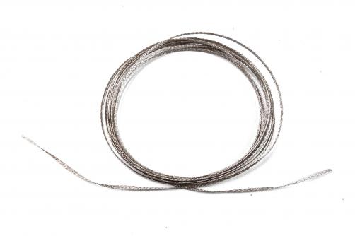 JSX025--7-strand heat-resistant silver flat wire with an outer diameter of 1.7x0.4mm
