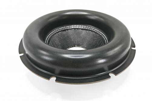 GZ1058： 10'' glass fiber Subwoofer Cone With Mega Foam Surround , 2.5''VCID