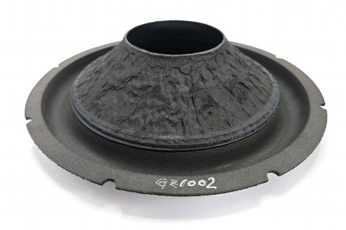GZ1002   10″ Subwoofer Cone Red Stitch  3″ VCID