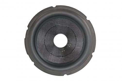 GZ1016： 10'' Compound glass fiber cone with rubber edge , VCID1.5''