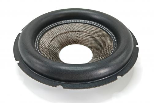 GZ1003   10″ Black Compound Glass Fiber Woven Subwoofer Cone  3″ VCID