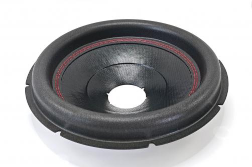 12″ tall roll foam Surround Subwoofer paper Cone，GZ12126